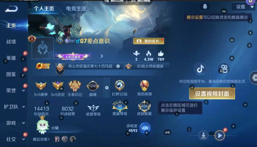 WZQM3359479王者荣耀账号详情图5