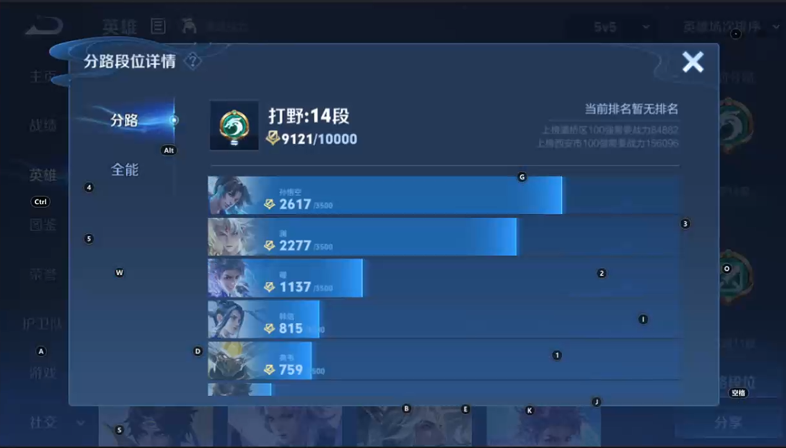 WZQM3375783王者荣耀账号详情图7 WZQM3375783王者荣耀账号详情图7