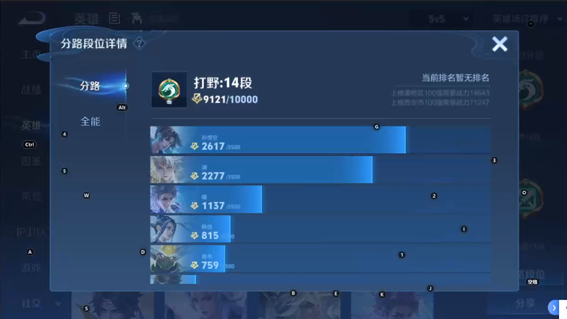 WZQM3370823王者荣耀账号详情图7