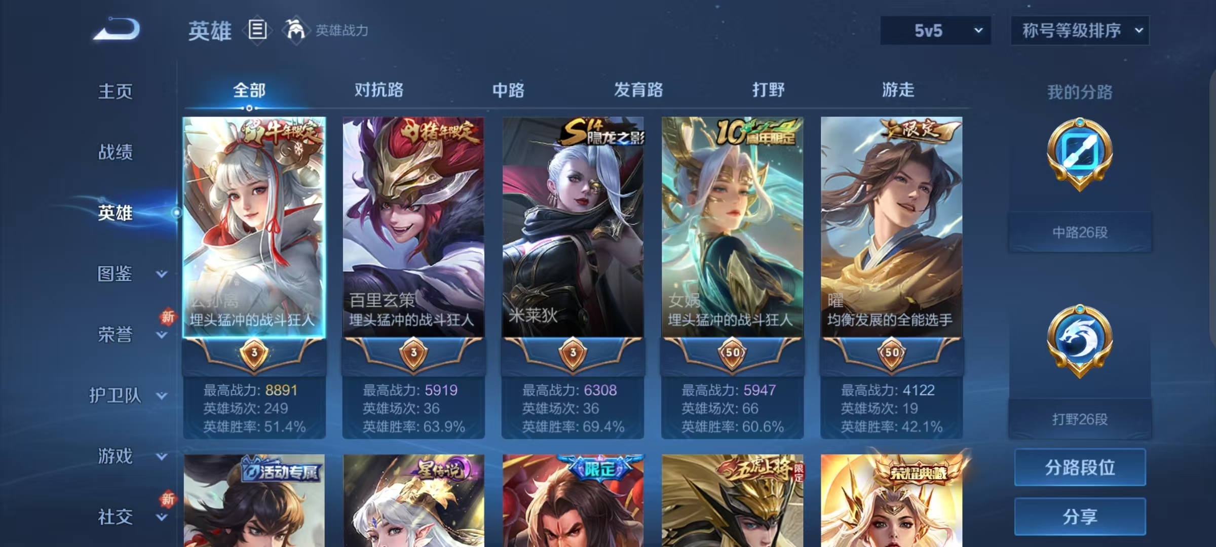 WZQM3370820王者荣耀账号详情图10