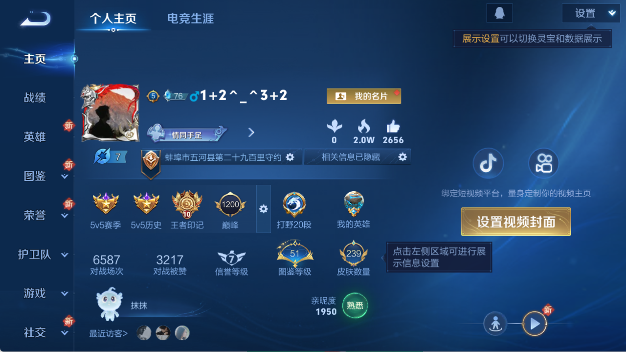 WZQM3359195王者荣耀账号详情图6 WZQM3359195王者荣耀账号详情图6