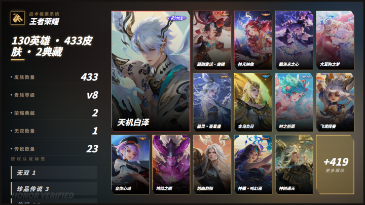 WZQM4451809王者荣耀账号详情图3