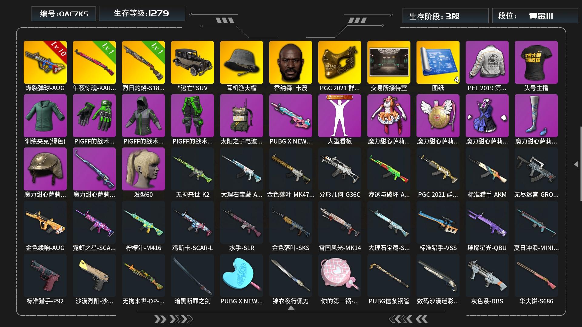 GJD10256	生存500级可排位/10...